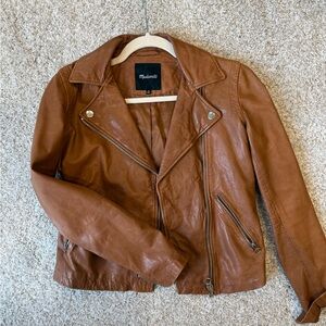 Madewell Women's Brown Leather Jacket